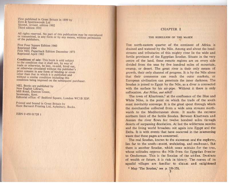 The River War - Winston S. Churchill