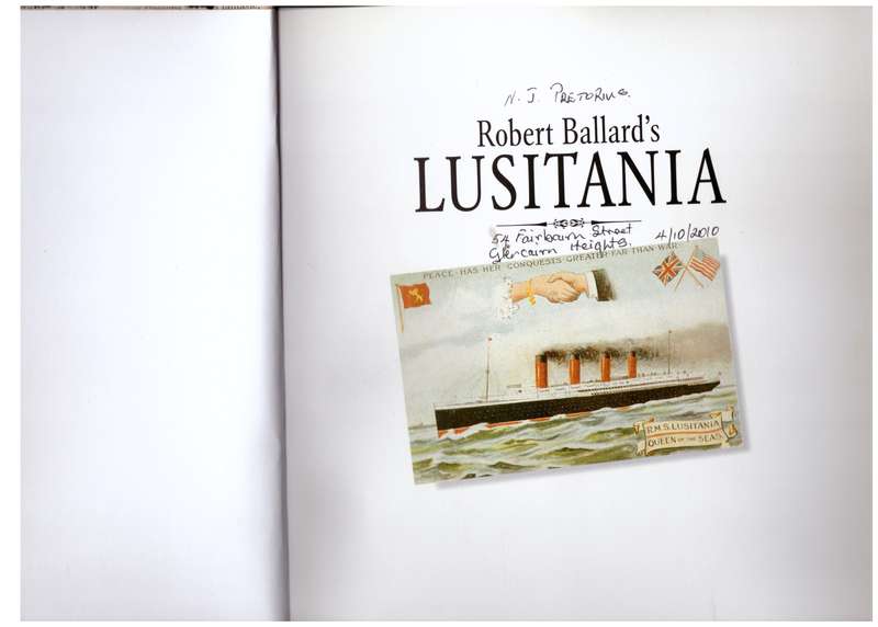 Lusitania  --  Robert Ballard