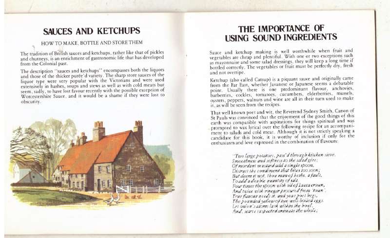 Traditional British Country House Recipes for Store Sauces and Ketchups - Mrs. Edward Norman