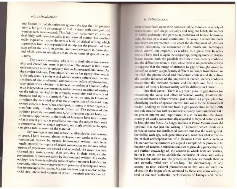 Scandal in the Ink: Male and Female Homosexuality --  Christopher Robinson