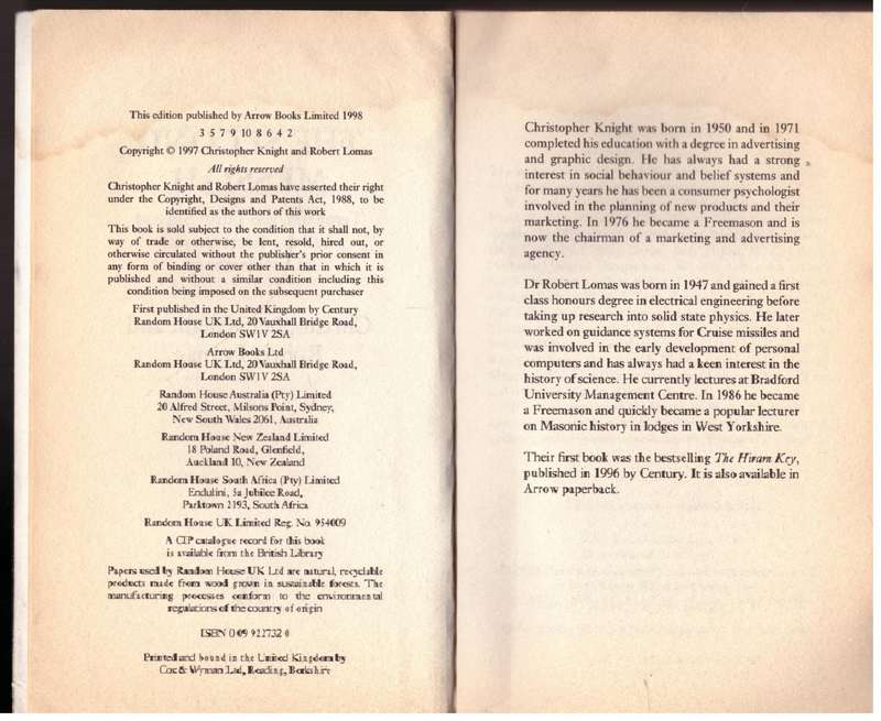 The Second Messiah - Christopher Knight, Robert Lomas