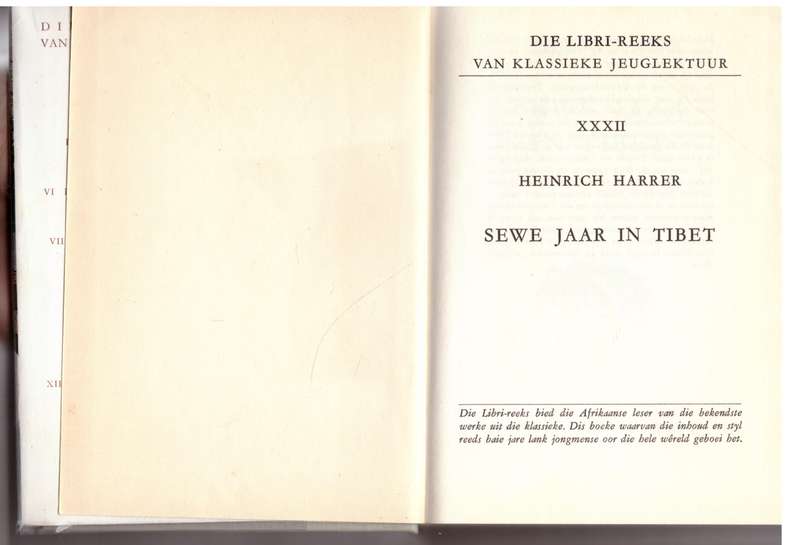 Sewe jaar in Tibet -- Heinrich Harrer