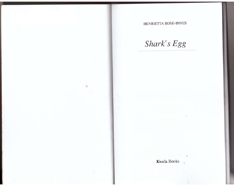 Shark's Egg: A Novel - Henrietta Rose-Innes