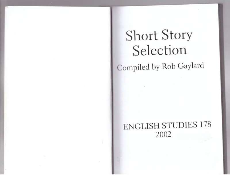 Short Story collection - Rob Gaylard [Compiler]