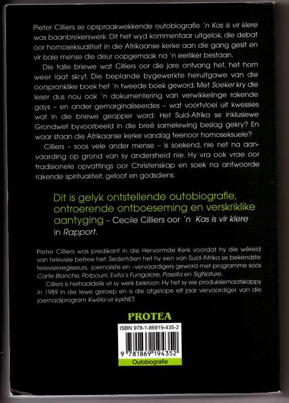 Soeker -- Pieter Cilliers  **GETEKEN**