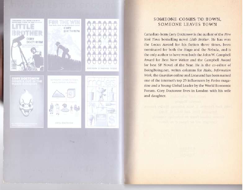 Someone Comes to Town, Someone Leaves Town: A Novel - Cory Doctorow