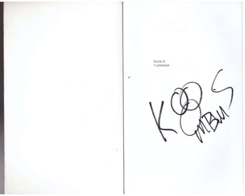 Somer II: 'n plakboek -- Koos Kombuis (André Letoit) **GETEKEN**
