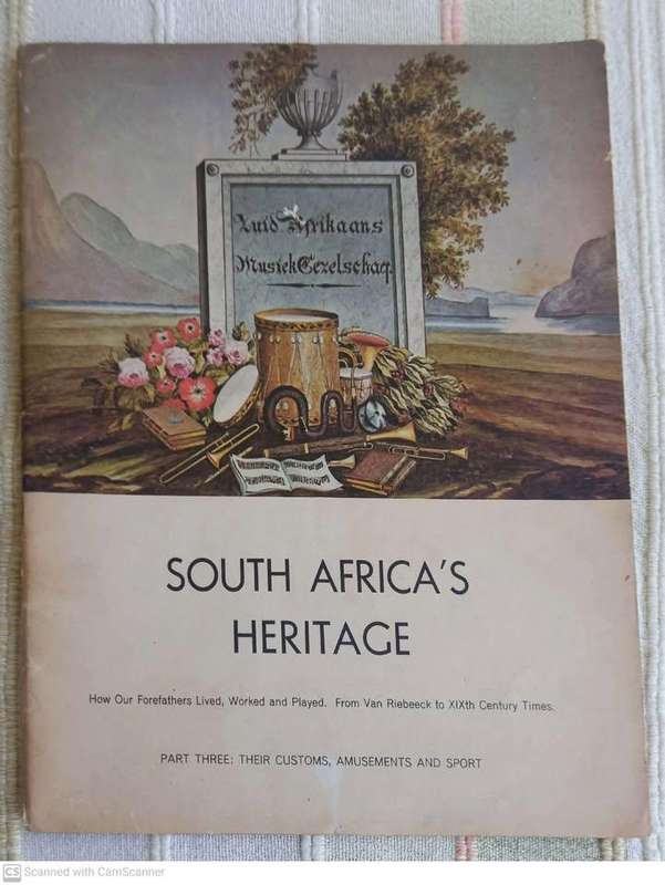 South Africa's Heritage, part 3 : Their Customs, Amusements and sport
