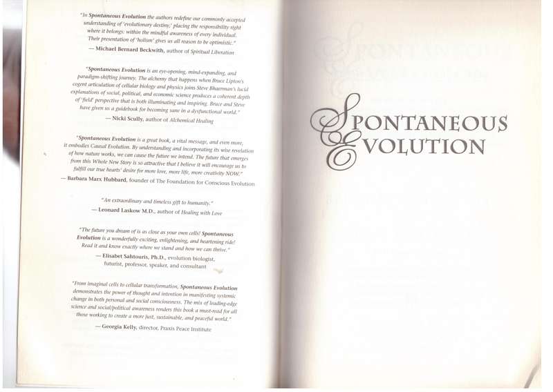 Spontaneous Evolution - Bruce H. Lipton, Steve Bhaerman