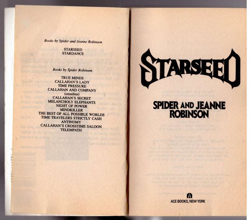 Starseed --  Spider Robinson, Jeanne Robinson