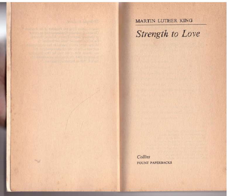 Strength to Love -- Martin Luther King