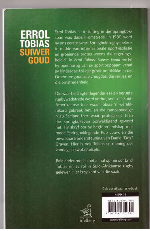 Suiwer Goud - Errol Tobias **GETEKEN**