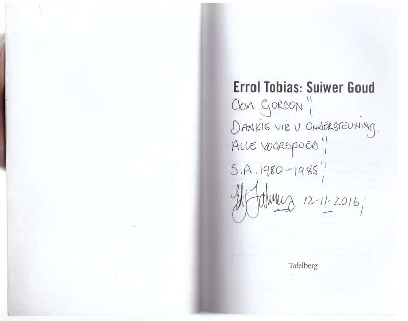 Suiwer Goud - Errol Tobias **GETEKEN**