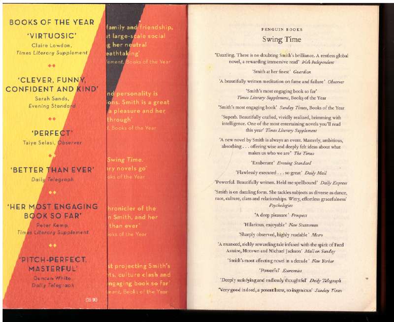Swing Time: A Novel - Zadie Smith
