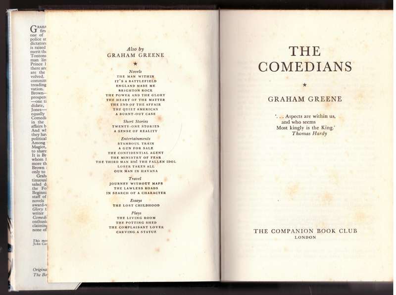 The Comedians -- Graham Greene