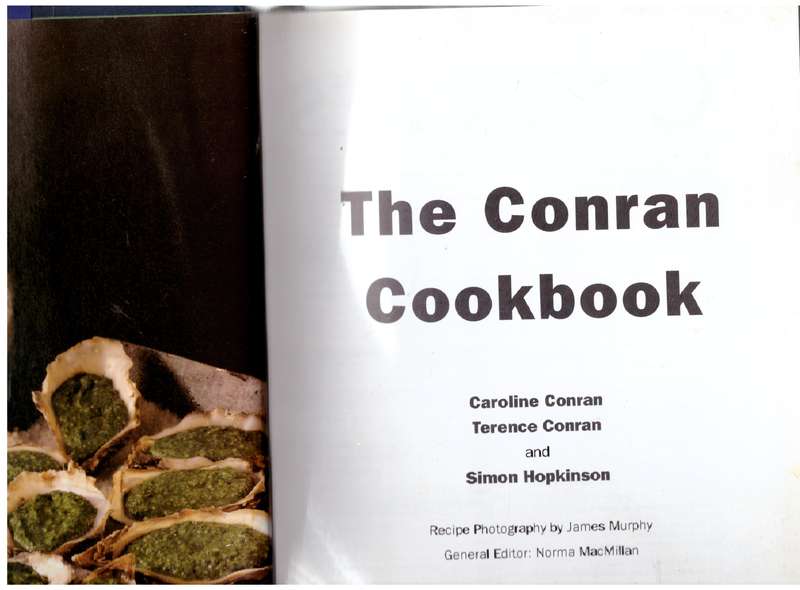 The Conran Cookbook -- Terence Conran, Caroline Conran, Simon Hopkinson