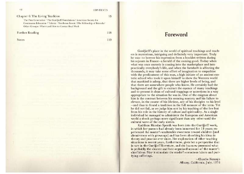 The Gurdjieff Work - Kathleen Riordan Speeth