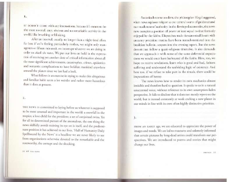 The News: A User's Manual - Alain De Botton