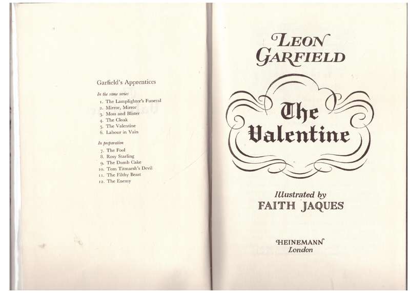 The Valentine -- Leon Garfield