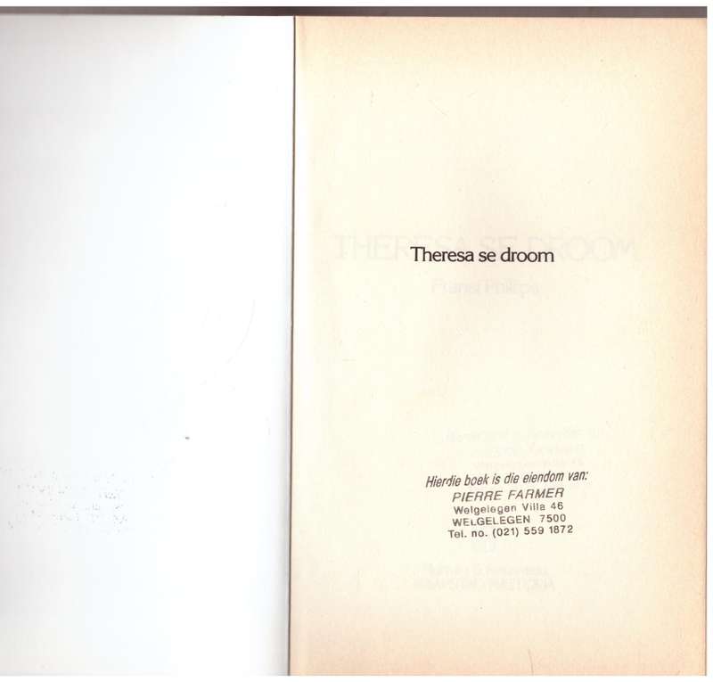 Theresa se droom --  Fransi Phillips