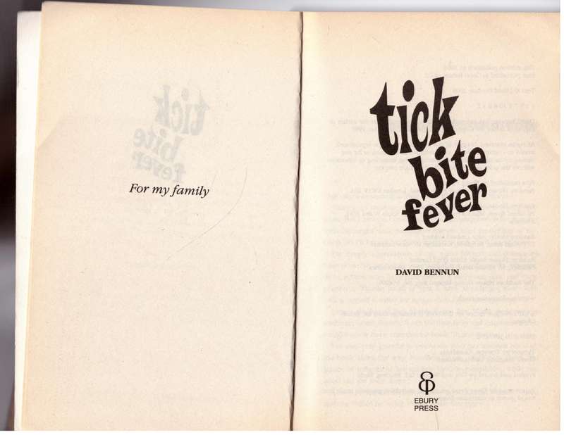 Tick Bite Fever - David Bennun