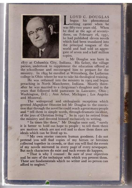 Time to Remember  --  Lloyd C. Douglas