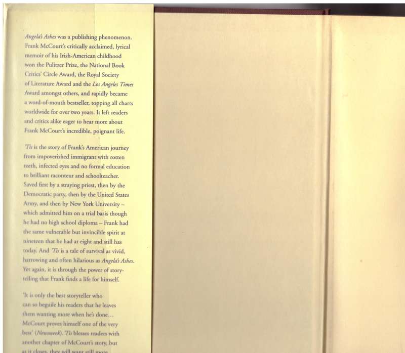 'Tis: A Memoir -- Frank McCourt