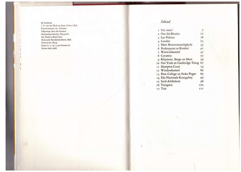 Tot Siens, Tafelberg -- A. T. Raubenheimer