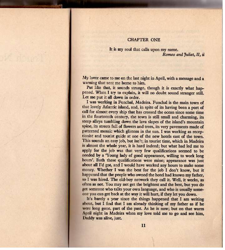 Touch Not the Cat  --  Mary Stewart