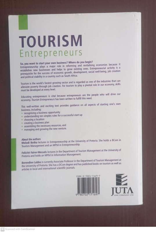 Tourism Entrepreneurs -- Melodi Botha, Felicite Fairer-Wessels, Berendien Lubbe