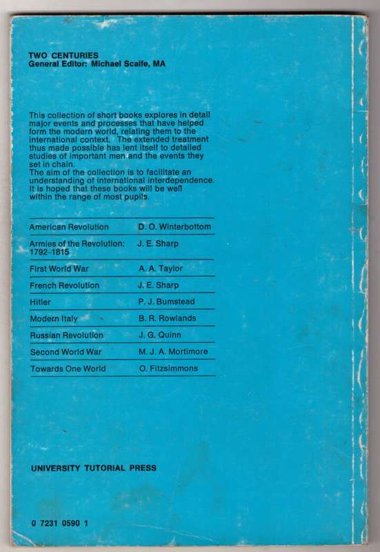 Towards One World: Development of International Organizations -- Olive Fitzsimmons