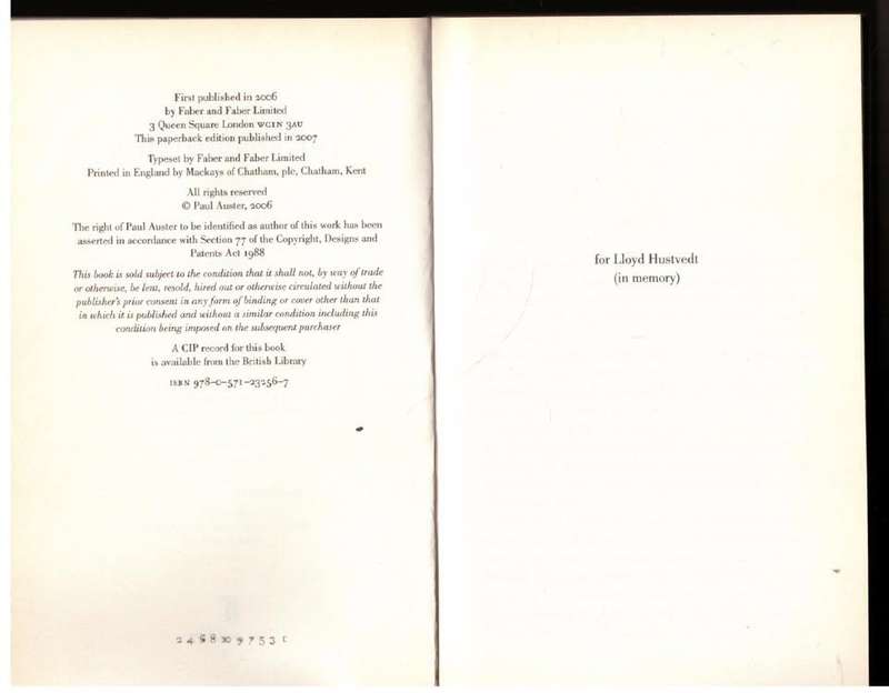 Travels in the Scriptorium: A Novel  -- Paul Auster