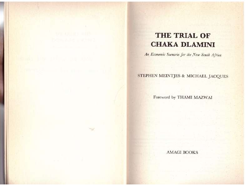 The Trial of Chaka Dlamini - Stephen Meintjes, Michael Jacques