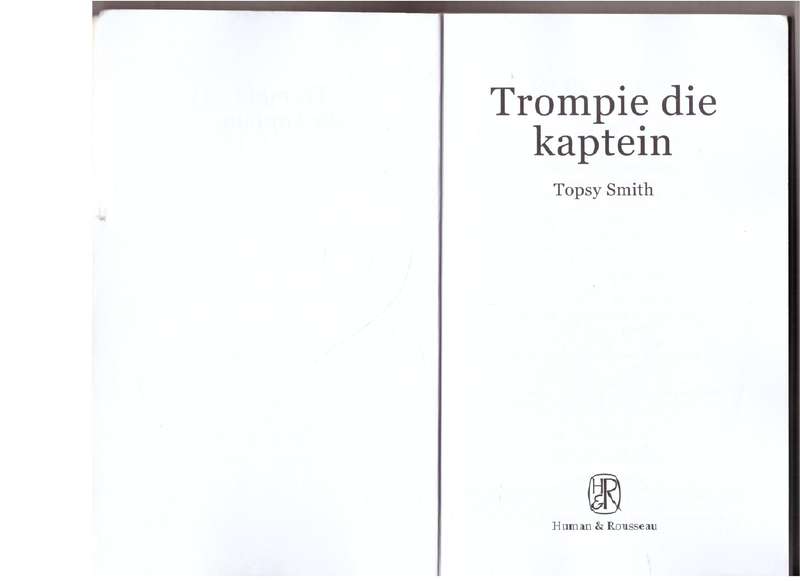 Trompie Die Kaptein -- Topsy Smit