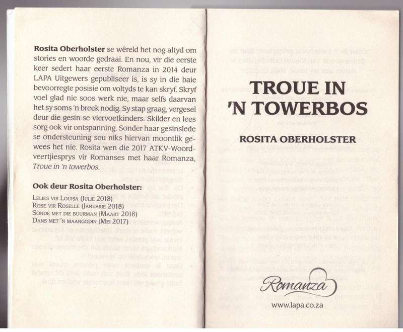 Troue in `n towerbos --  Rosita Oberholster