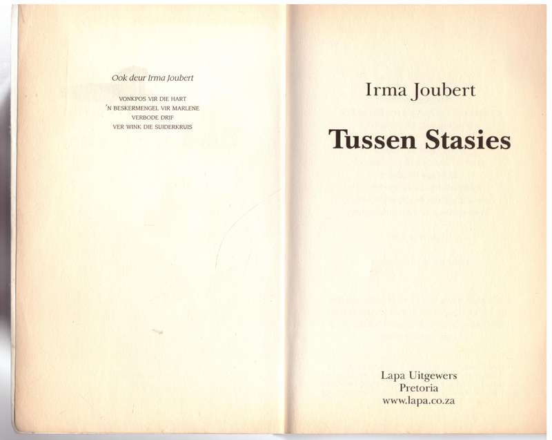 Tussen Stasies - Irma Joubert