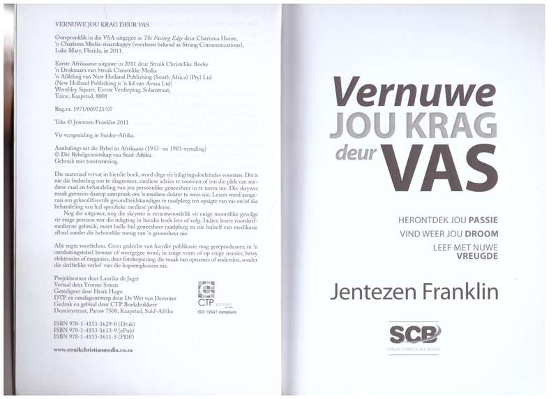 Vernuwe Jou Krag Deur Vas - Jentezen Franklin