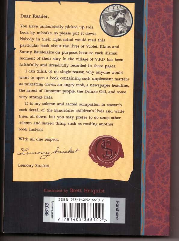 The Vile Village: A Series of Unfortunate Events, Vol. 7 - Lemony Snicket