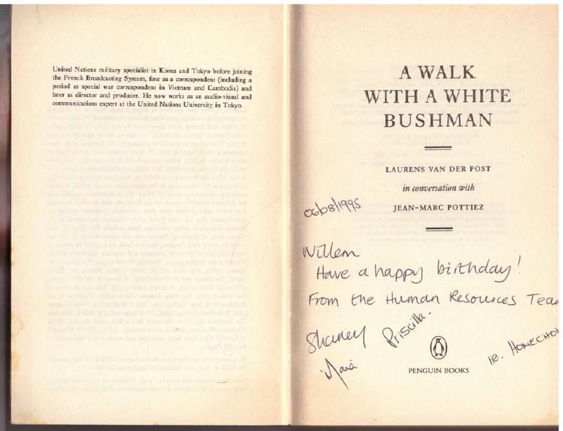 A Walk with a White Bushman - Laurens Van der Post, Jean-Marc Pottiez