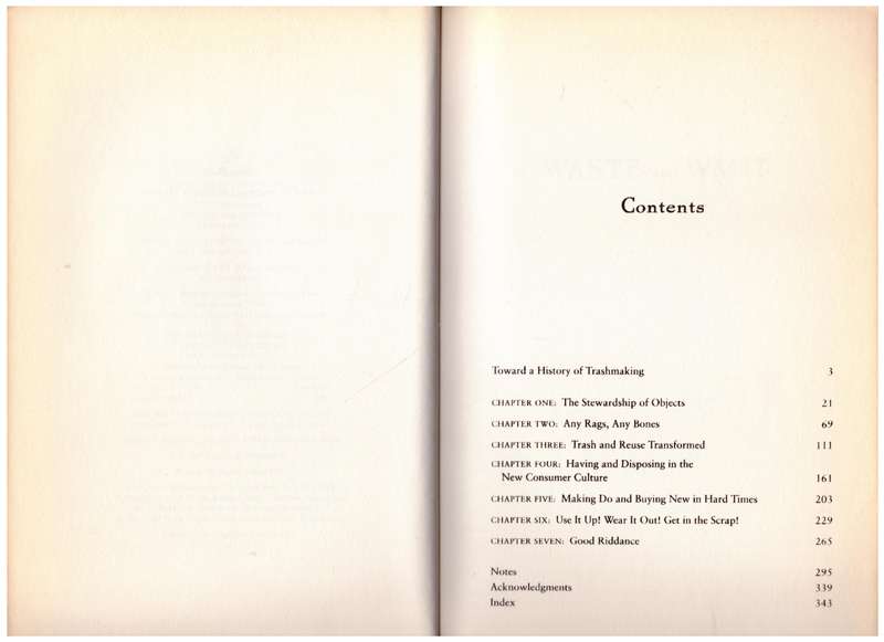 Waste and Want: A Social History of Trash - Susan Strasser