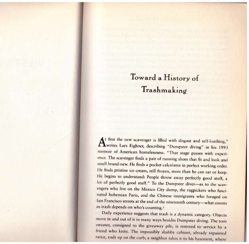 Waste and Want: A Social History of Trash - Susan Strasser