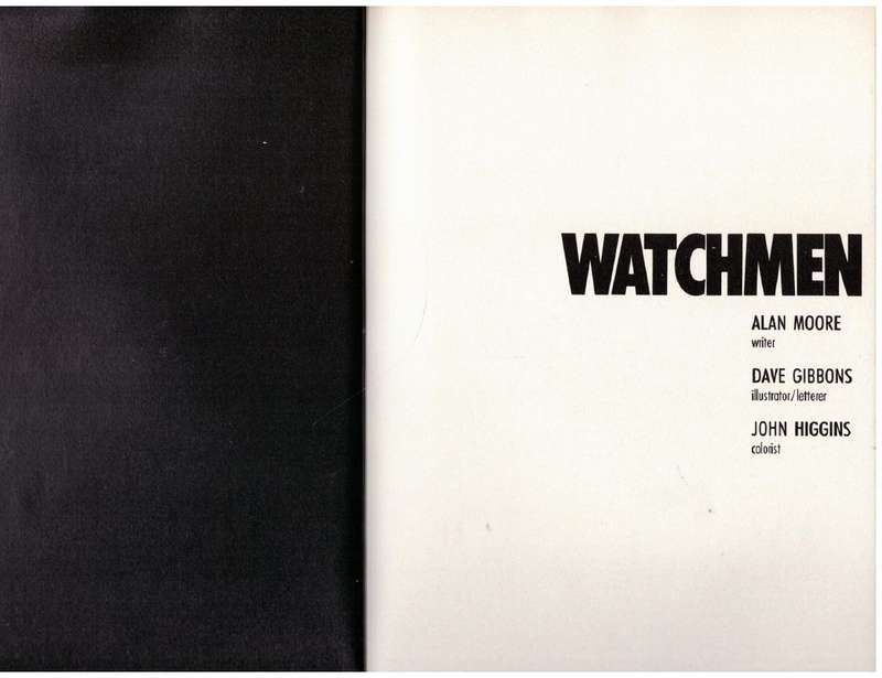Watchmen -- Alan Moore, Dave Gibbons