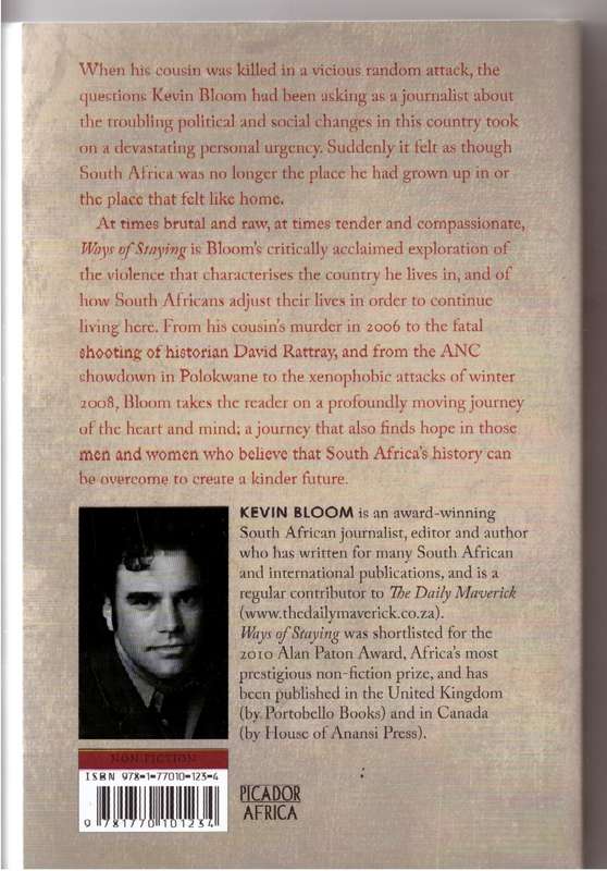 Ways of Staying - Kevin Bloom