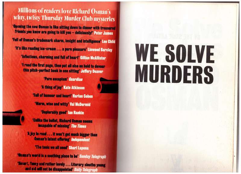 We Solve Murders - Richard Osman