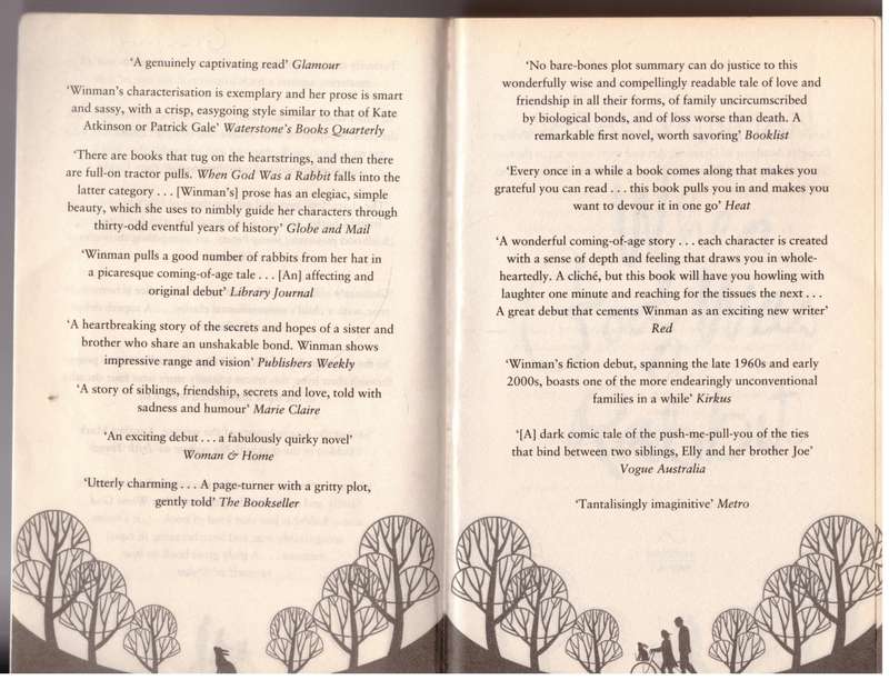 When God Was a Rabbit: A Novel  --  Sarah Winman