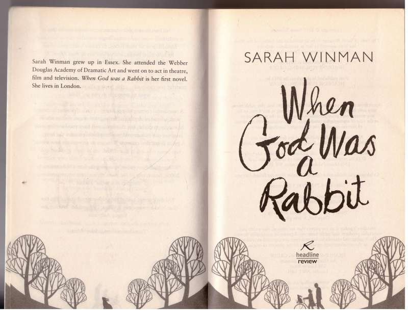 When God Was a Rabbit: A Novel  --  Sarah Winman