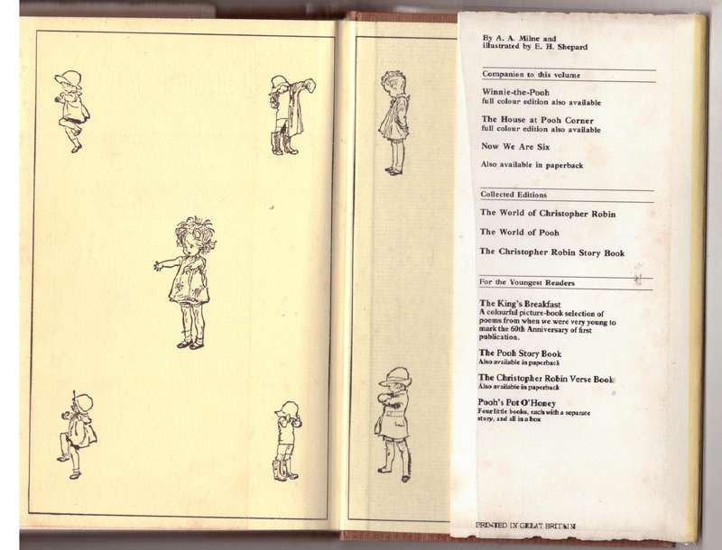 When We Were Very Young --  A. A. Milne