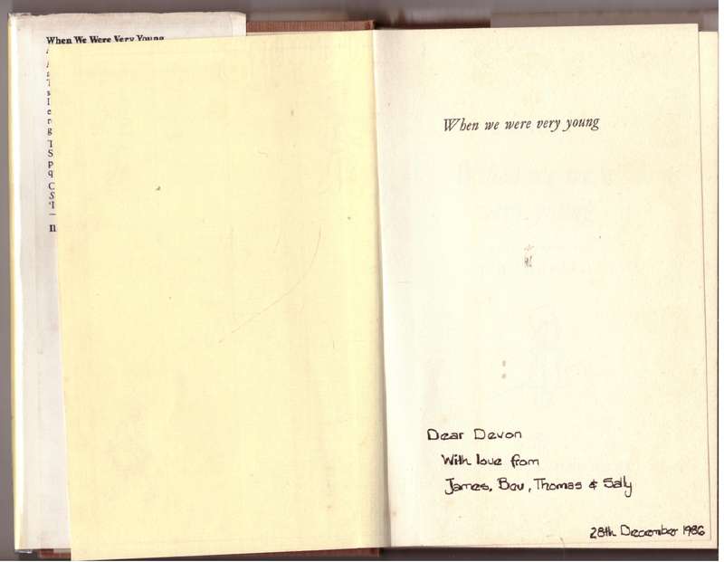 When We Were Very Young --  A. A. Milne