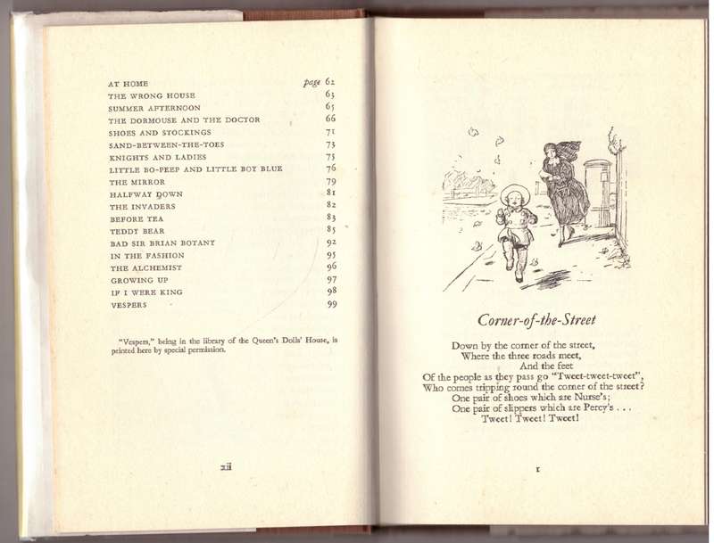 When We Were Very Young --  A. A. Milne