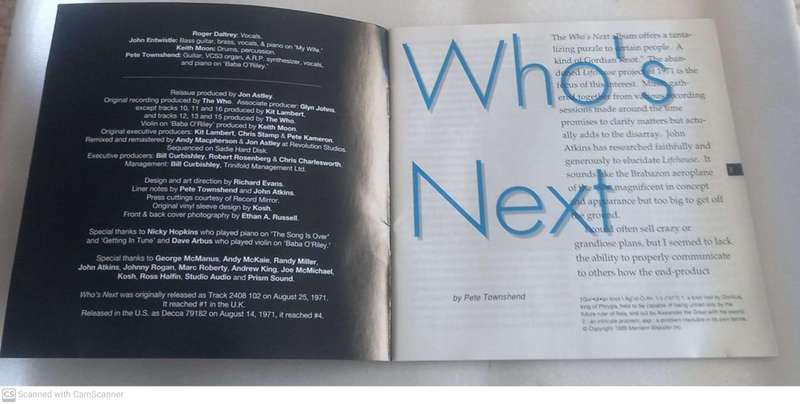 The Who  Who's Next (CD)